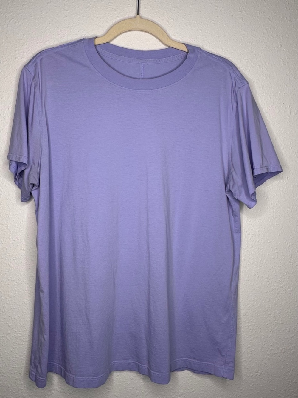 Lululemon All Yours Cotton T-Shirt, Lilac Smoke, Size 6